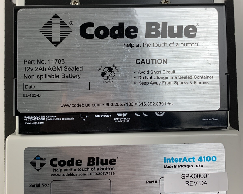 Code Blue InterAct 4100 Emergency Speakerphone Intercom 11788 Box Opened