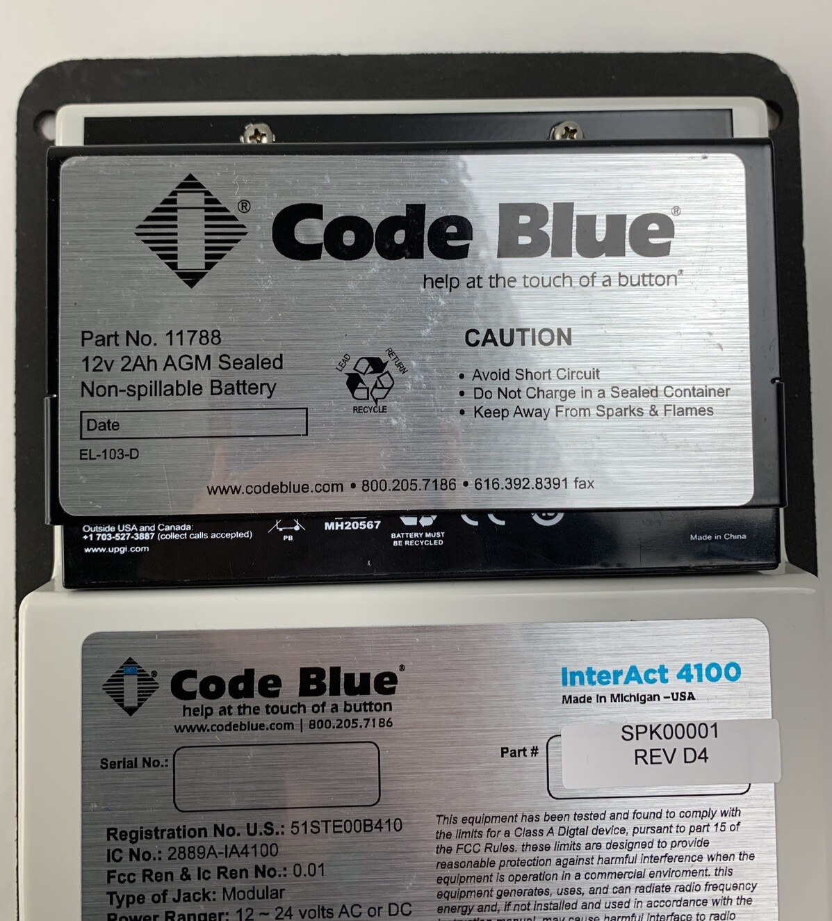 Code Blue InterAct 4100 Emergency Speakerphone Intercom 11788 Box Opened
