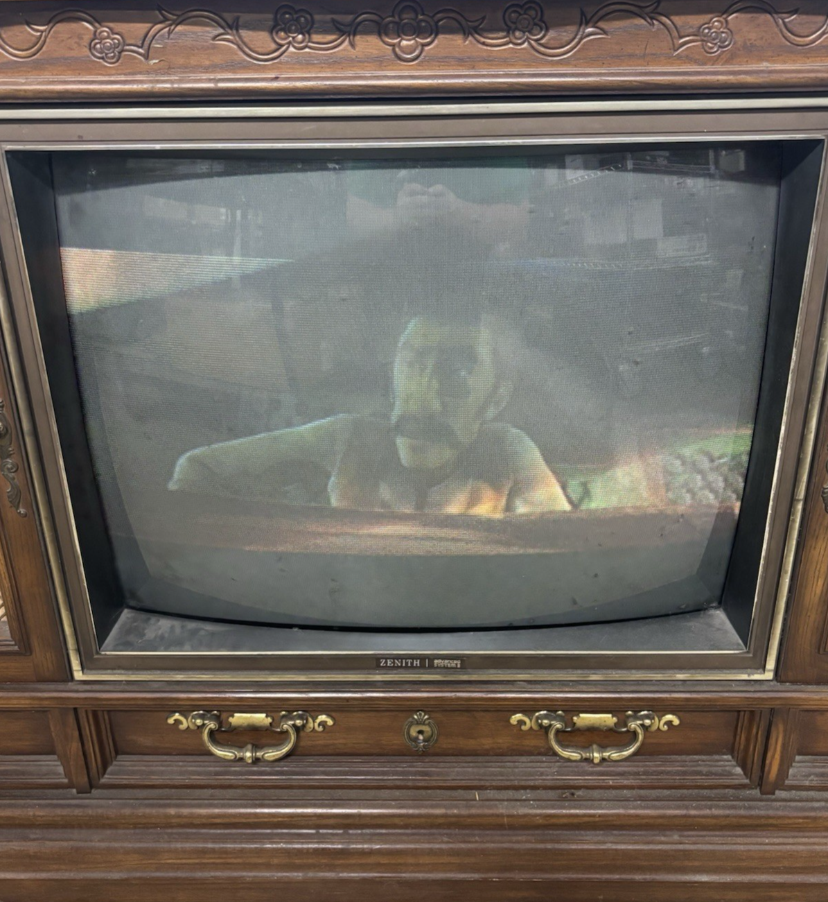 Zenith TV SB2777P 1985 Advanced System 3 Color Television Built in Speakers