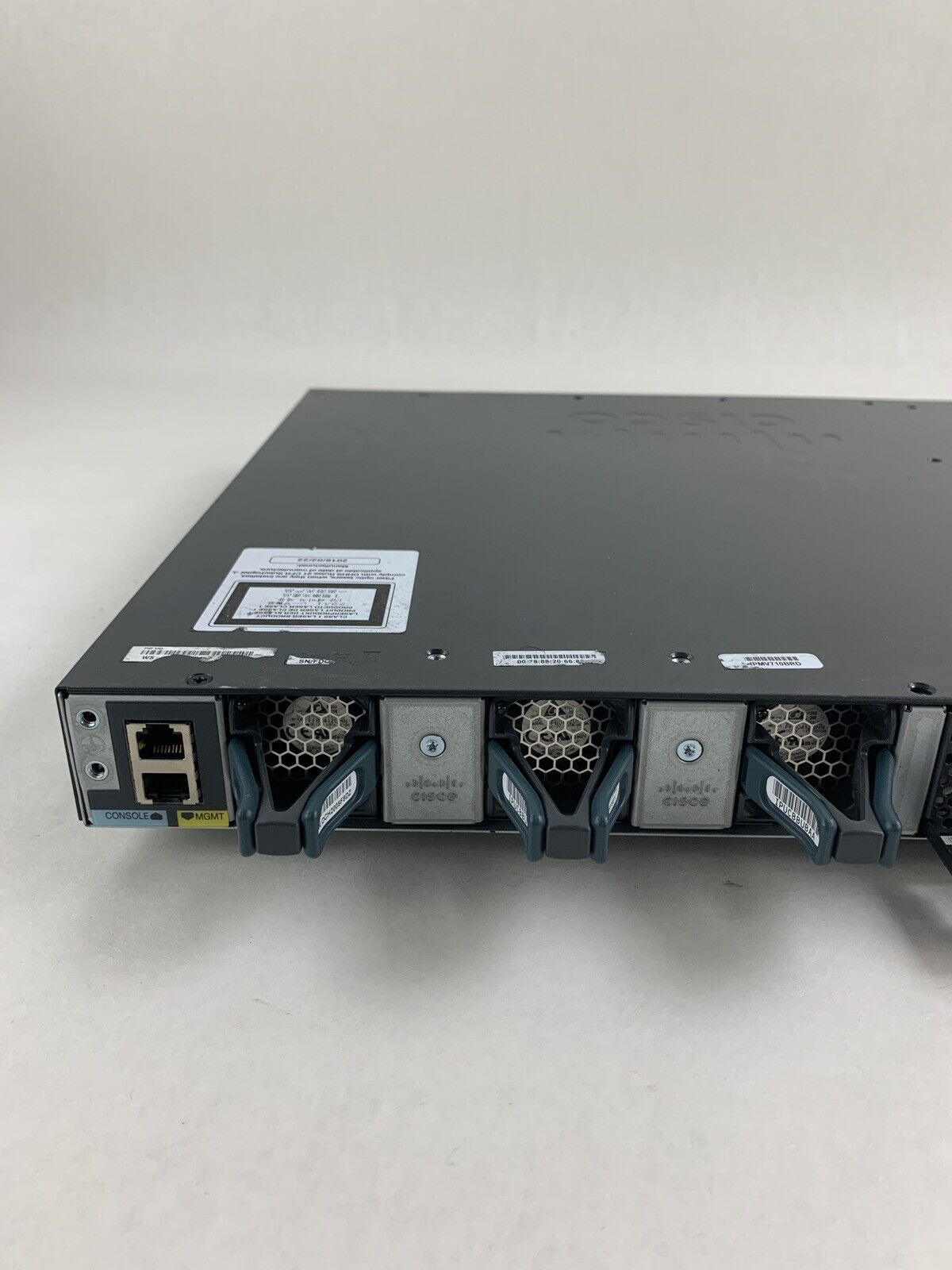 Cisco WS-C3650-24PS 24-Port Gigabit PoE Switch Managed Tested