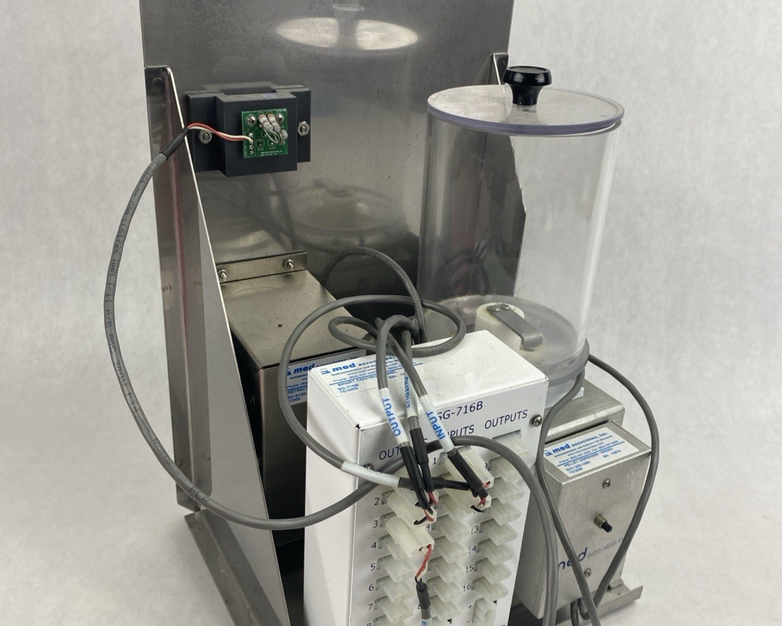Med Associates Pellet Dispenser 1000mg Setup w/ Control SG-716B Lever ENV-612M
