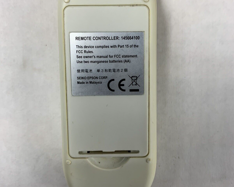Lot of 5 Epson 145664100 Projector Remote Controller