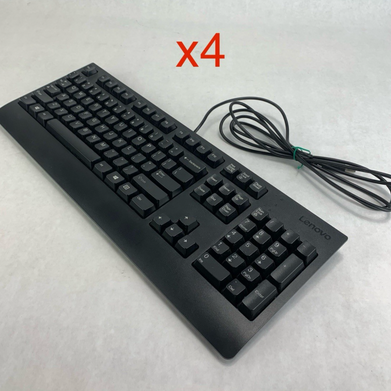 Lenovo Preferred Pro II 00XH688 USB Keyboard Lot of 4