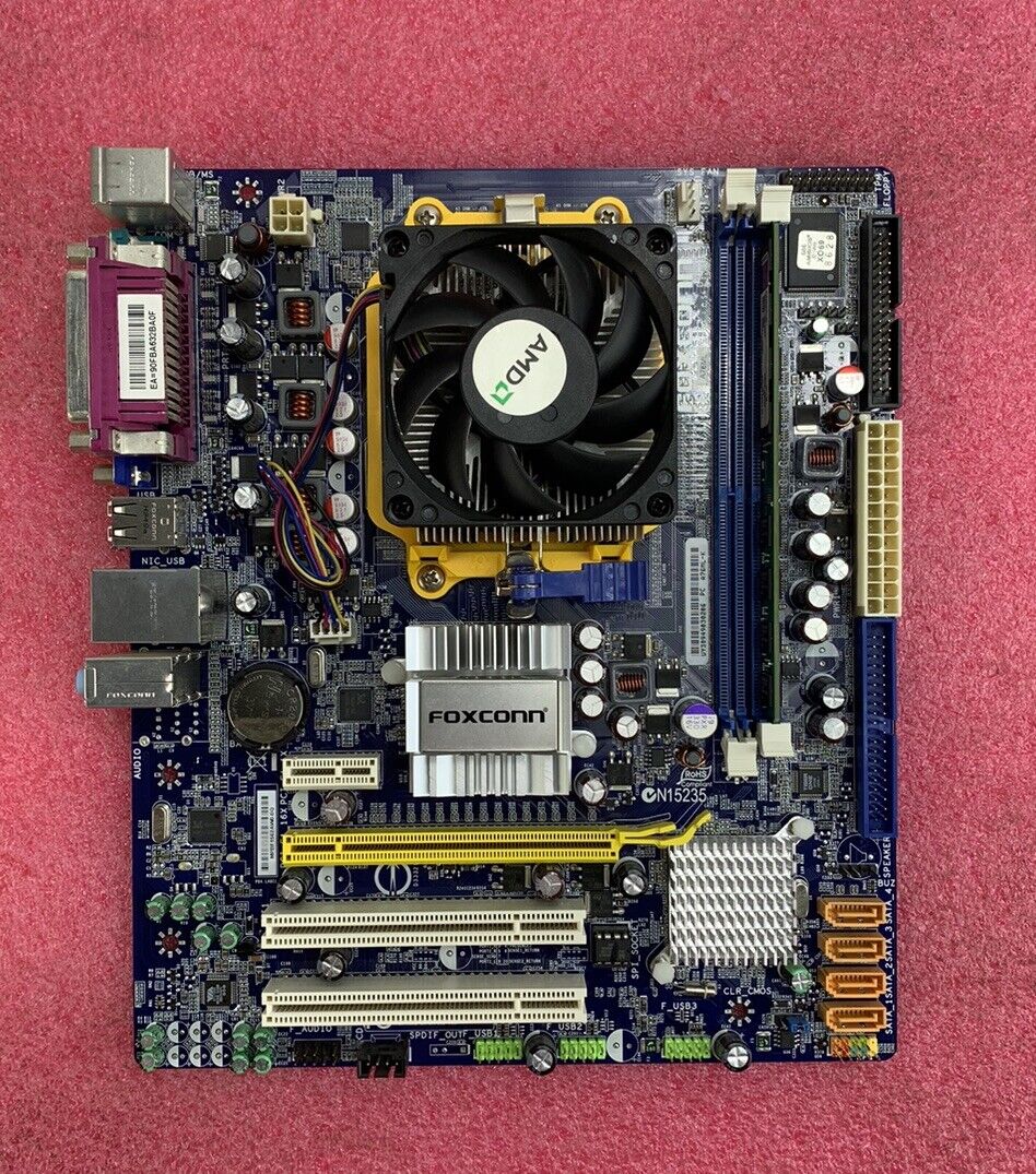 Foxconn A76ML Motherboard AMD Athlon II x2 245 2.9GHz 2GB RAM w/Shield
