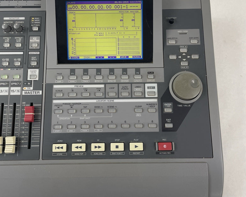 Roland VS-1680 24 bit Digital Studio Workstation Tested For Parts No Power Cord