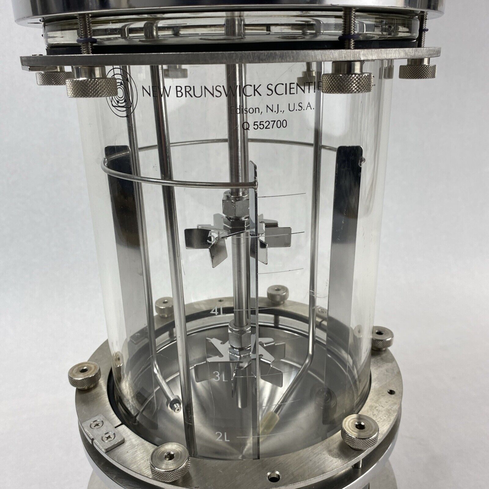 New Brunswick Scientific Q552700 5L Liter Glass Vessel Fermentor Bioreactor