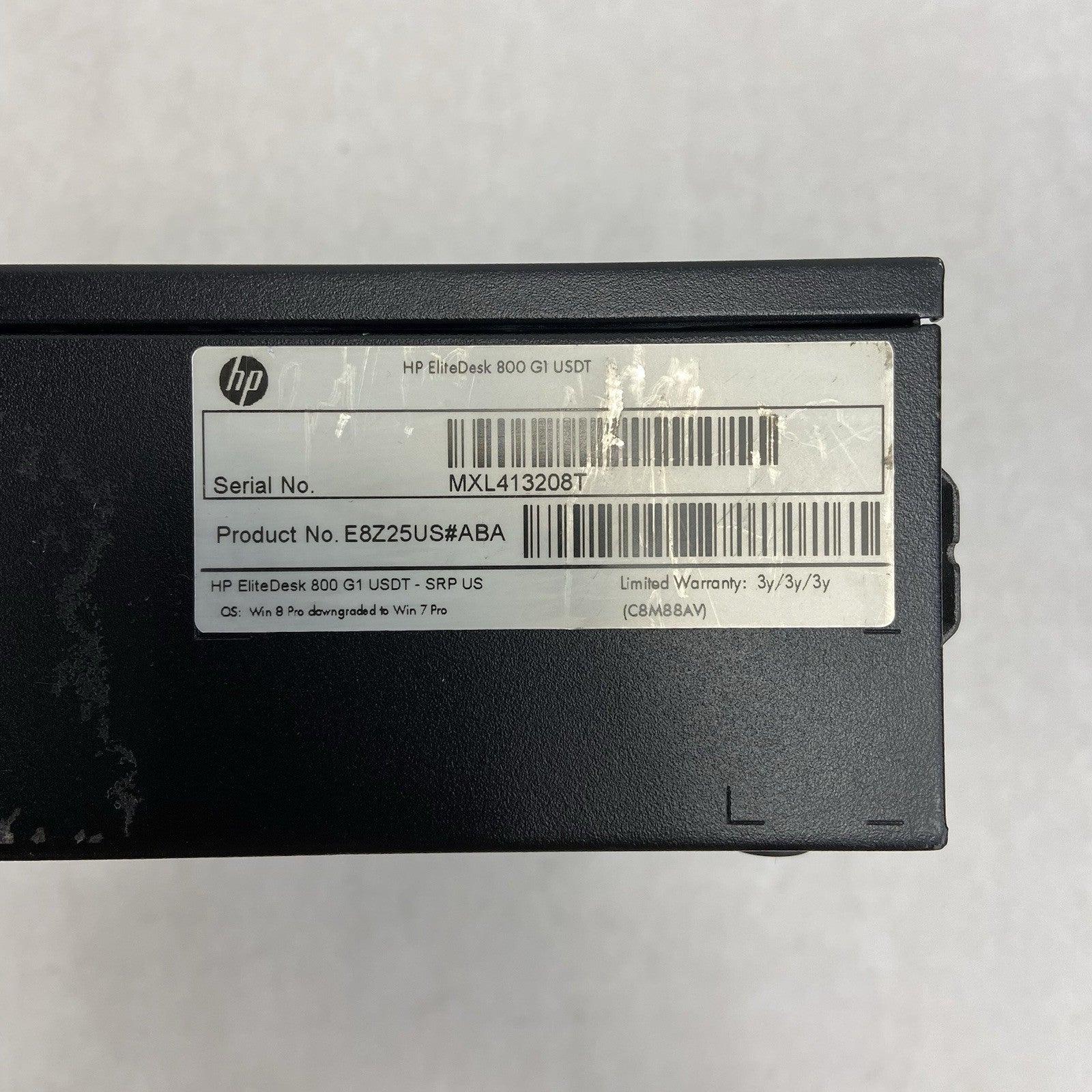 HP EliteDesk 800 G1 SFF Intel Core i5-4570S 2.9GHz 4GB RAM No AC/HDD/OS3