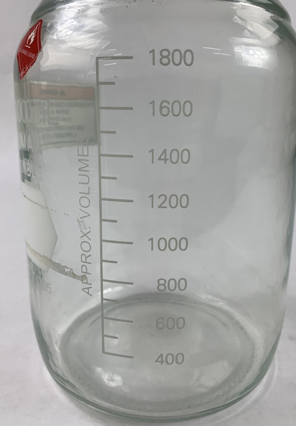 Kimax Kimble 14395-2000 2000 mL Round Wide Mouth Media Storage Bottle - No Lid6