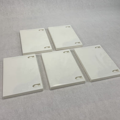Unbranded 2-Disk White DVD Case (Lot of 5)