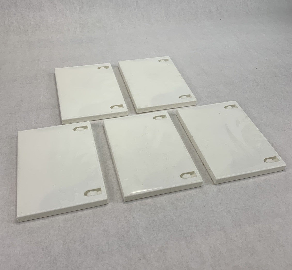 Unbranded 2-Disk White DVD Case (Lot of 5)