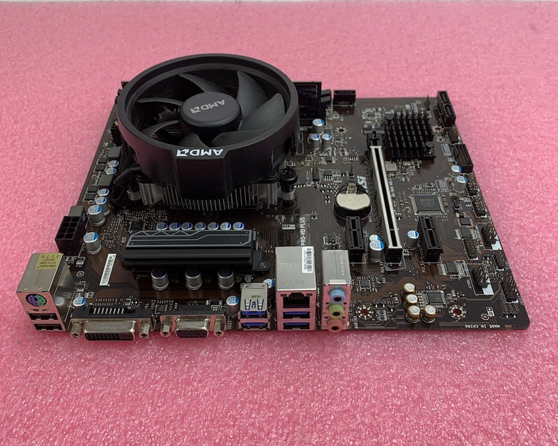 MSI MS-7B38 Ver: 1.1 Motherboard Ryzen 3 2200G 3.5GHz 8GB RAM w/ Shield