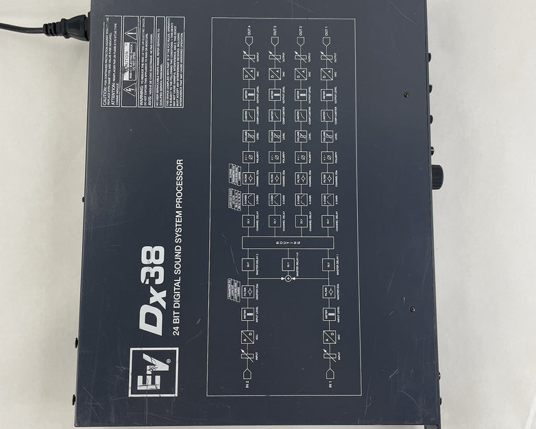 Electro-Voice (EV) Dx38 Digital Sound System Processor - Tested