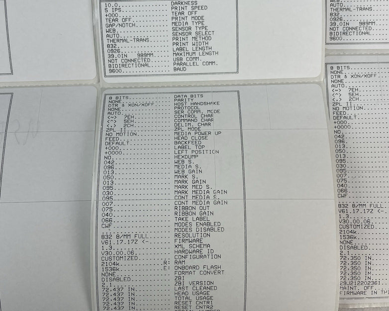 Zebra GK420T Thermal Label Printer Desktop USB Barcode Printer Tested