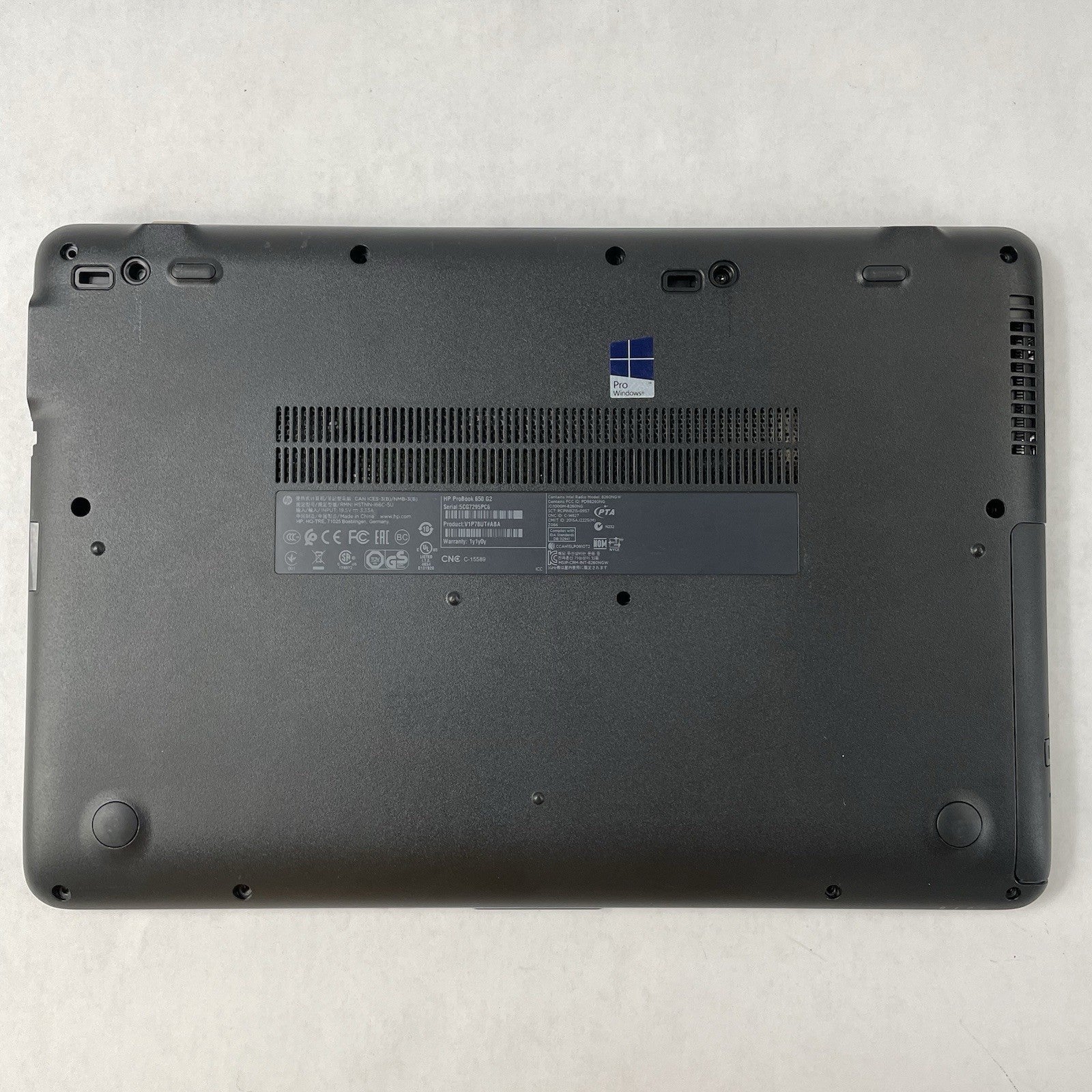 HP ProBook 650 G2 15.6" i5-6200U 2.30 GHz 8 GB RAM No SSD/OS/AC/Battery13