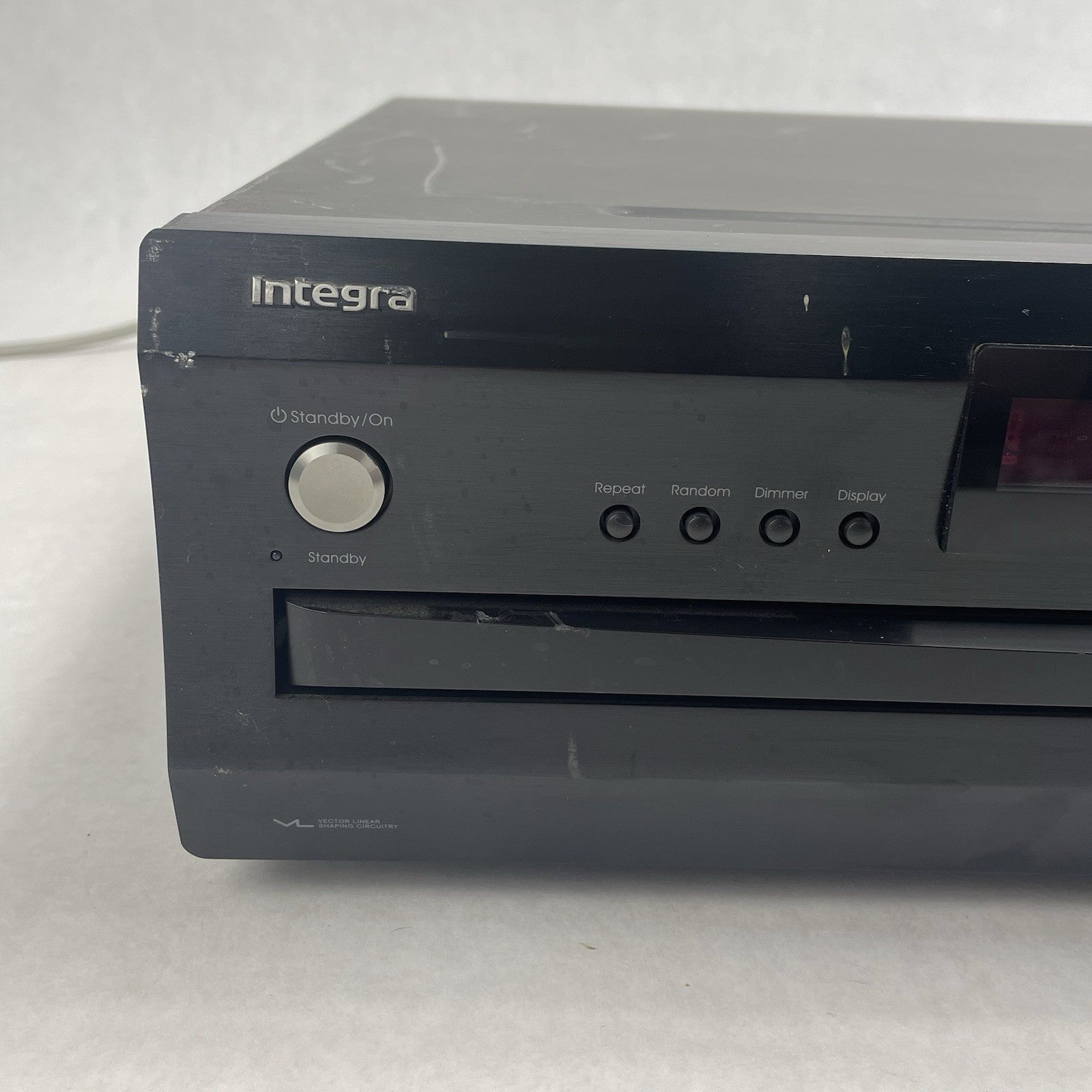 Integra CDC-3.4 Premium 6-Disc CD Carousel Changer Player Tested No Power Cord3