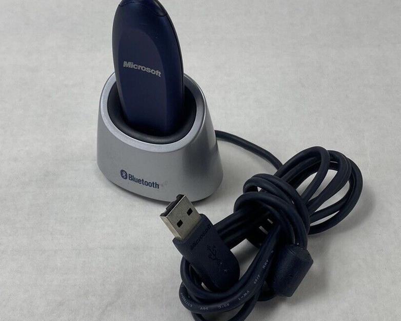 Lot of 3 Microsoft USB Wireless Transceiver for Bluetooth With Original Base