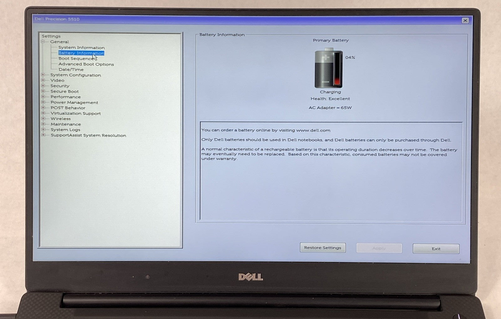 Dell Precision 5510 Intel Core i7-6820HQ 2.7 GHz 8 GB RAM 15.6" No HDD No OS