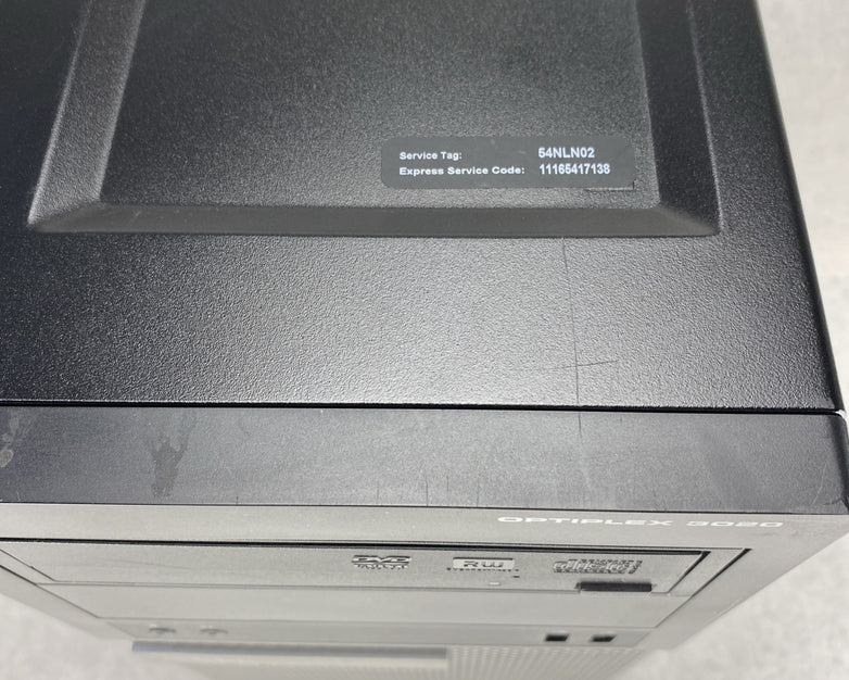 Dell OptiPlex 3020 MT Intel Quad Core i5-4570 3.20GHz 4GB RAM DVDRW No HDD No OS