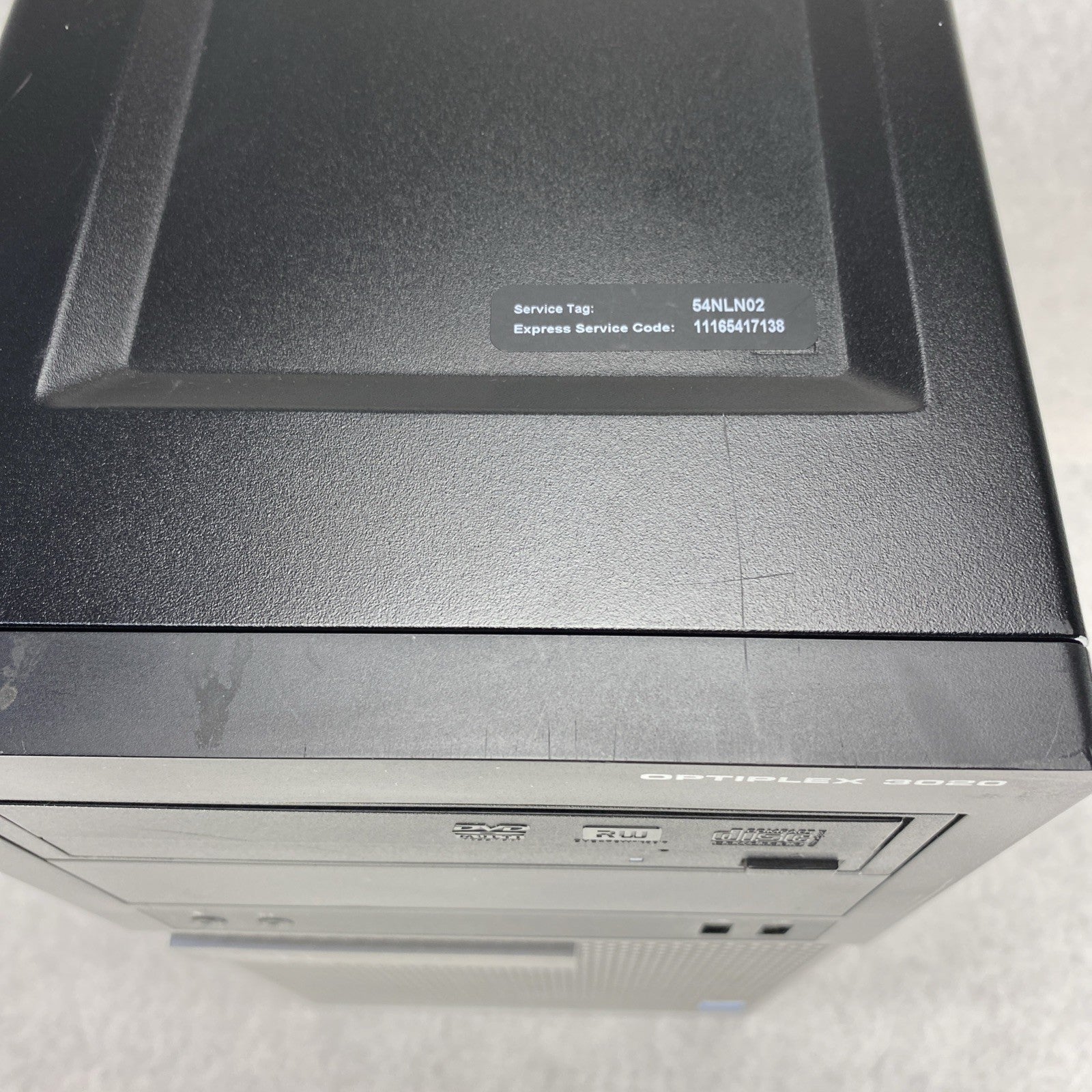 Dell OptiPlex 3020 MT Intel Quad Core i5-4570 3.20GHz 4GB RAM DVDRW No HDD No OS