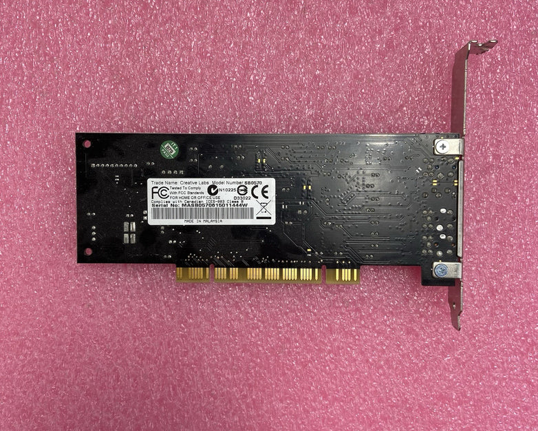 Creative Labs Sound Blaster SB0570 PCI Audio Card
