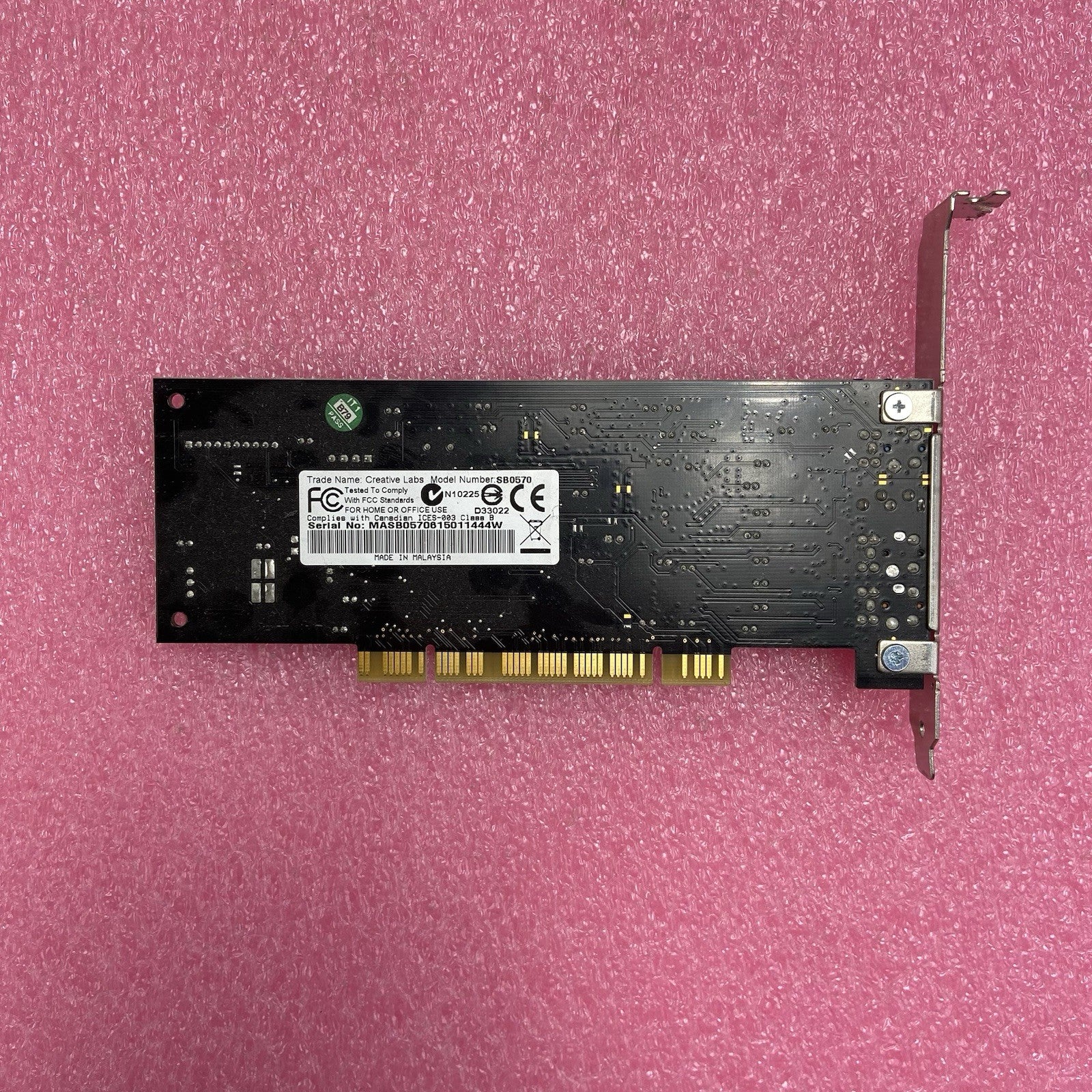 Creative Labs Sound Blaster SB0570 PCI Audio Card7