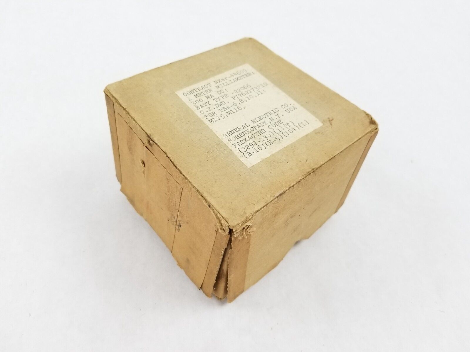 GE U.S.N Type CG-22066 DC Milliamperes 8D041