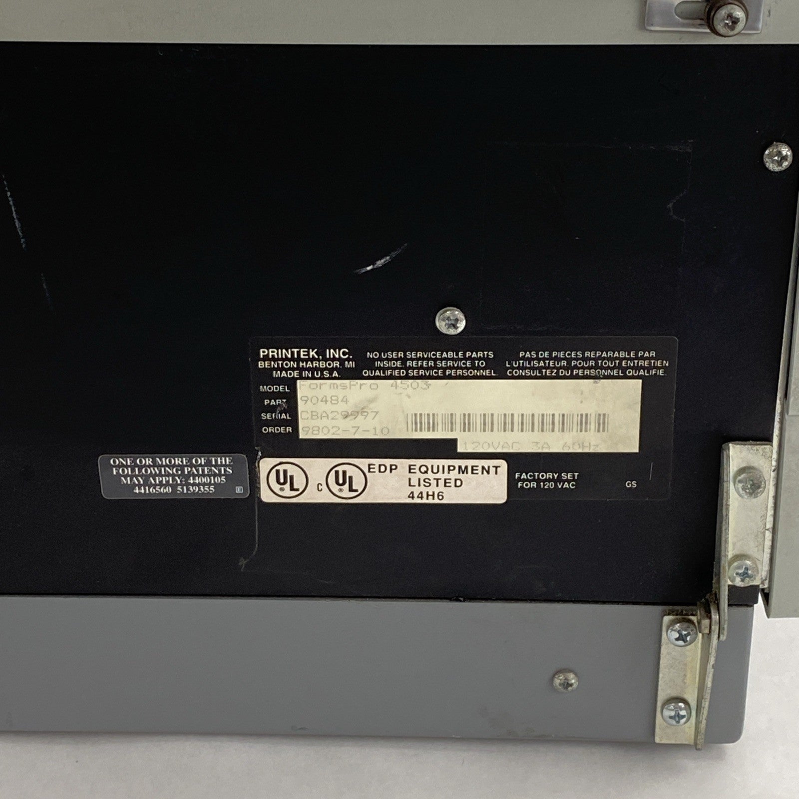 Printek Formspro 4503 Dot Matrix Printer 90484 Tested6
