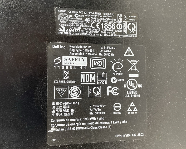 Dell Inspiron 620 MT i3-2120 3.30 GHz 4 GB RAM No HDD/OS - Missing Front Cover