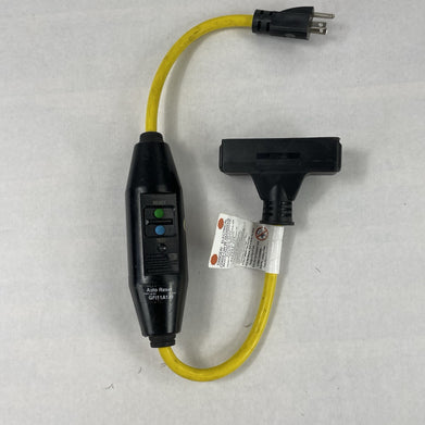 Cooper In-Line 2ft Portable GFCI 12/3 Cordset 3R 15A 120V S-TAP AUTO GFI11A139