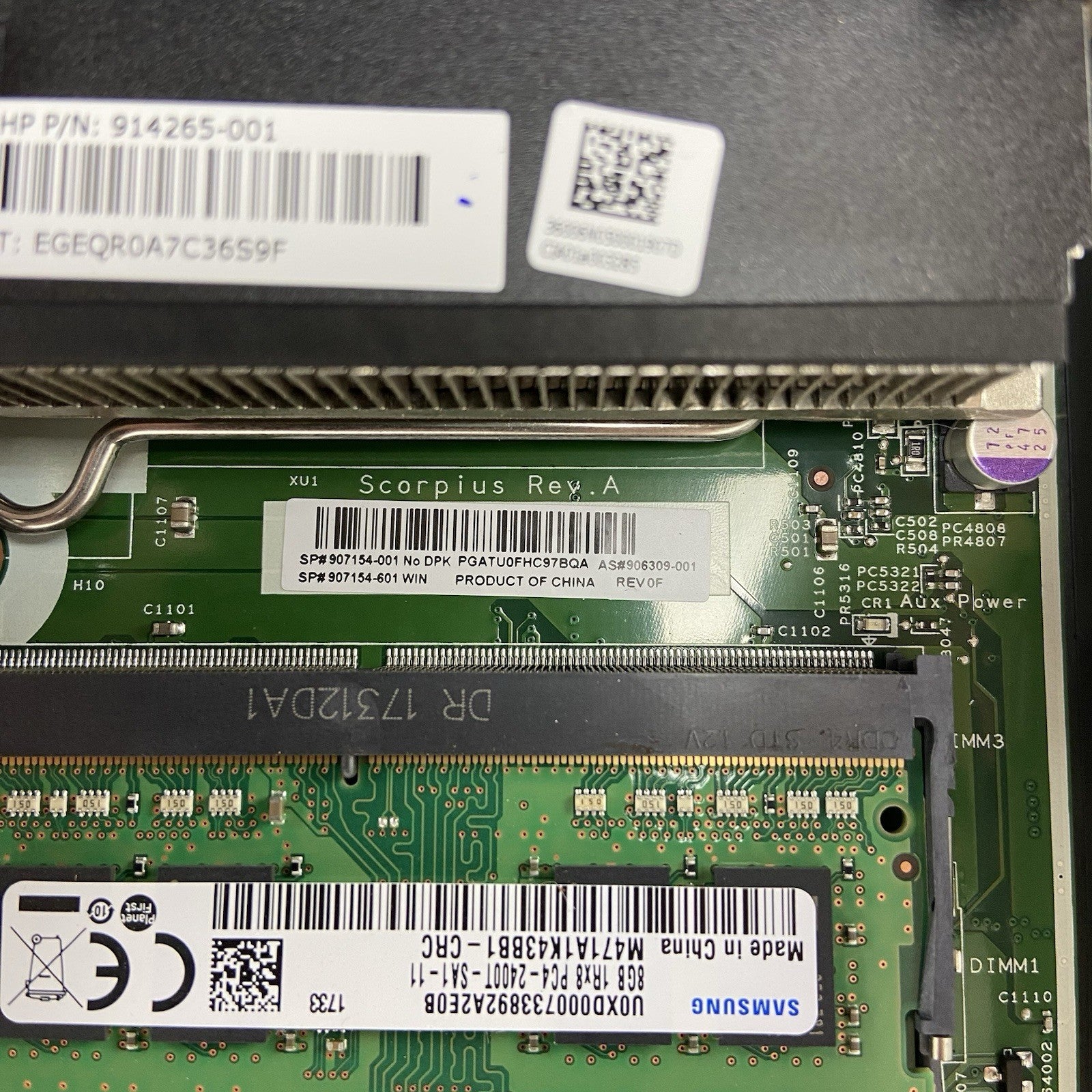 HP EliteDesk 800 G3 Micro Intel Core i7-7700T 2.9GHz 16GB RAM No HDDOSAC8