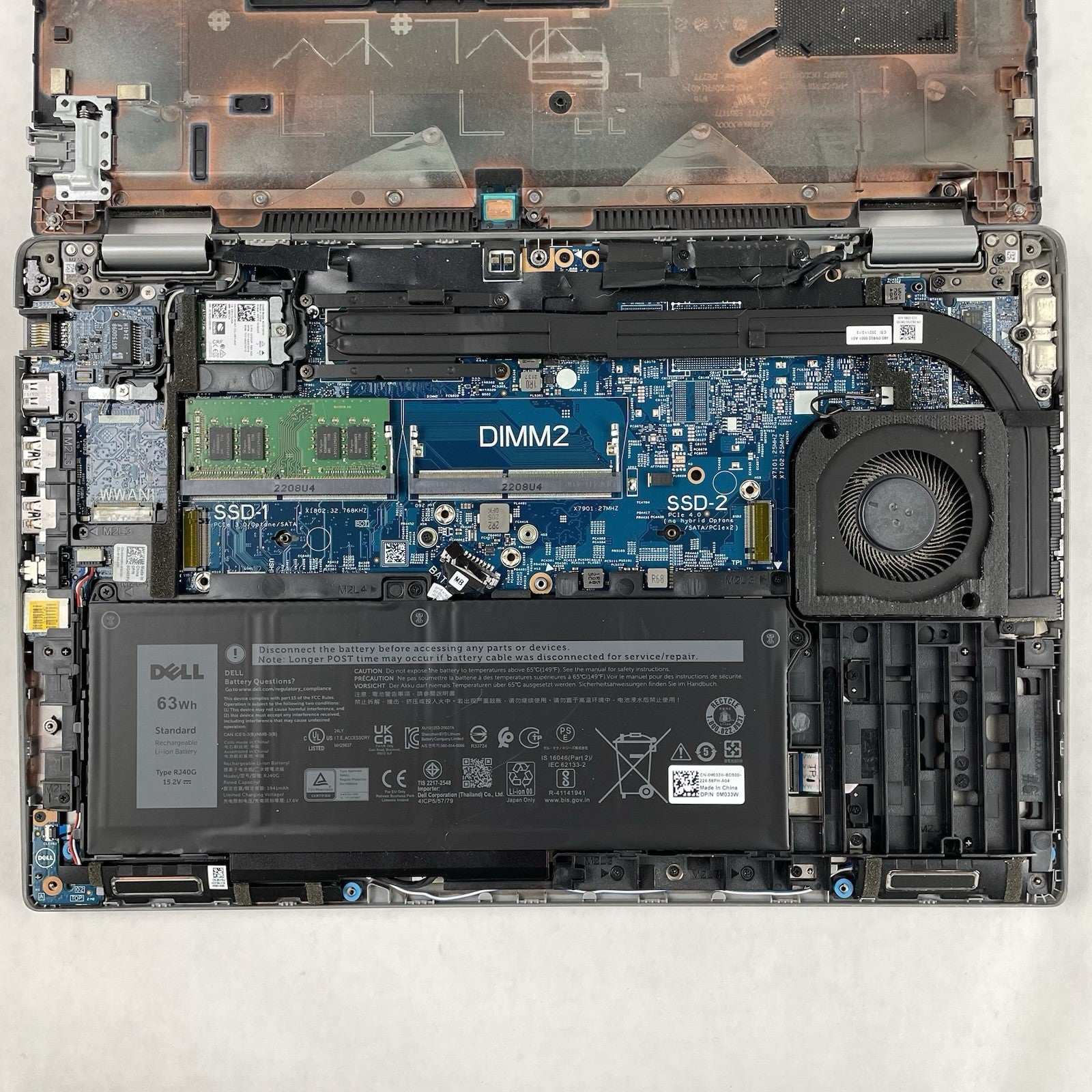 Dell Latitude 5520 15.6" i5-1135G7 2.40 GHz 8 GB RAM No SSD/OS/AC - Worn Keys17