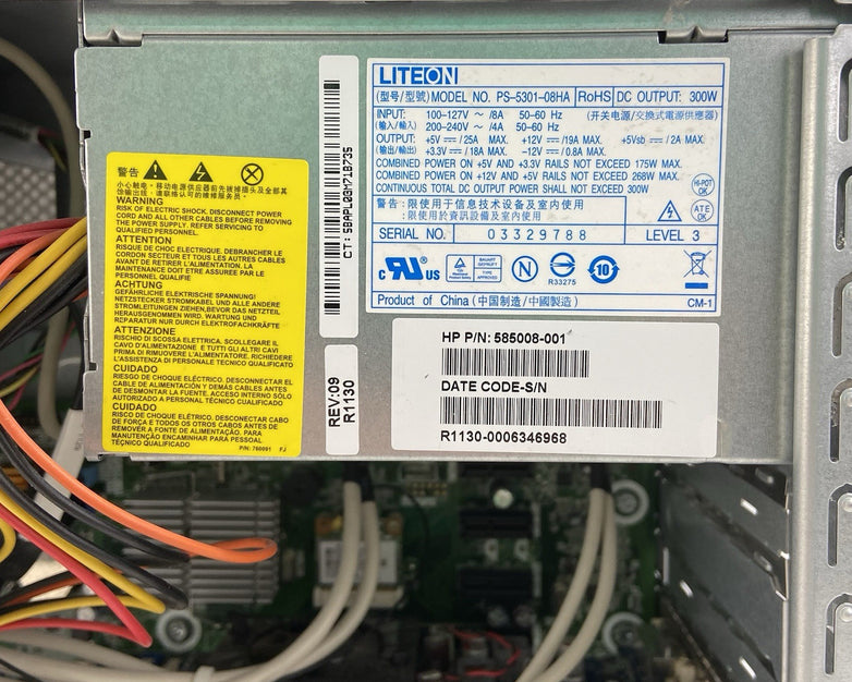 HP Pavilion P7-1154 MT AMD A6-3600 2.1GHz 2GB RAM No HDD No OS G310DE