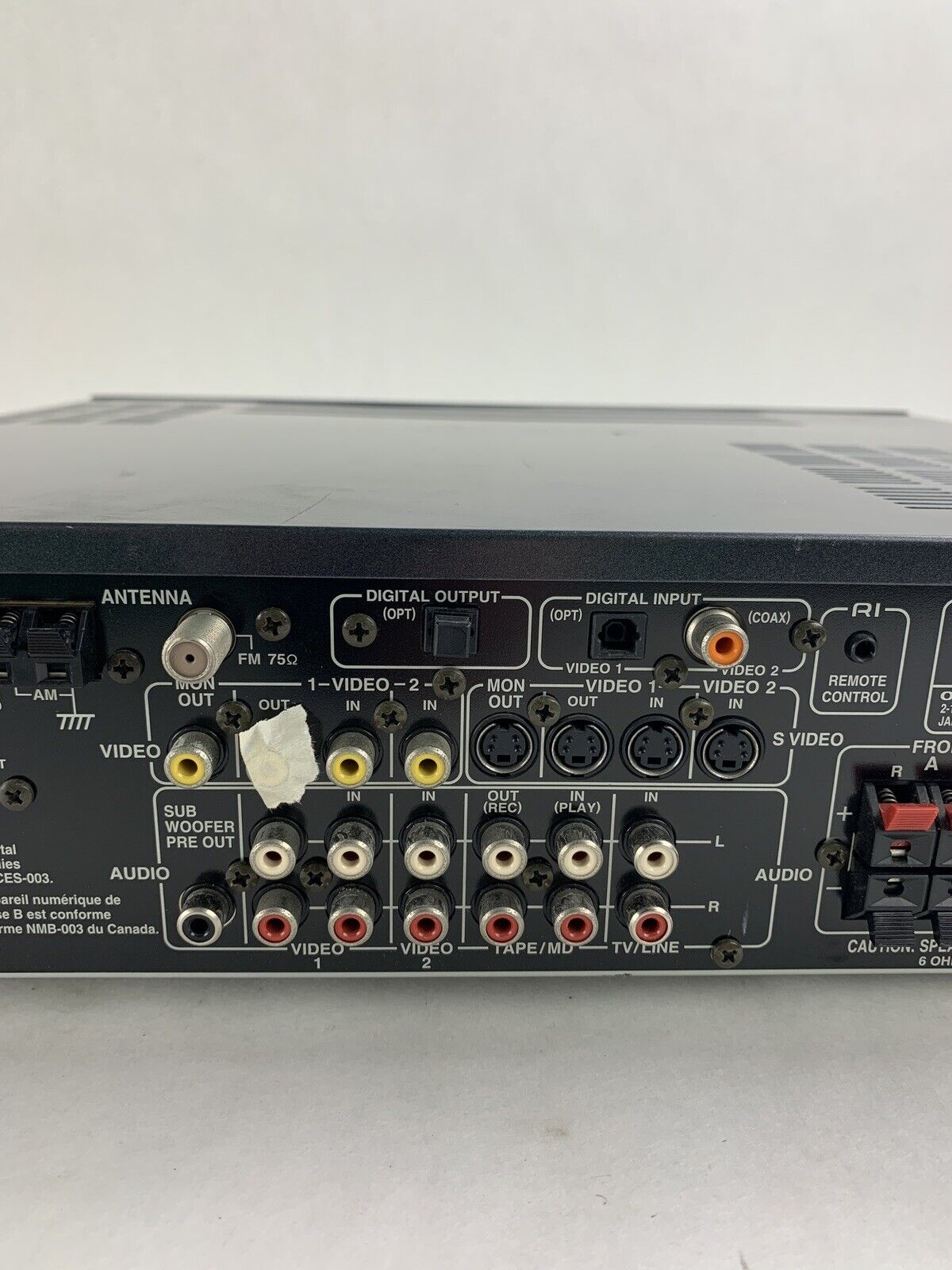 Onkyo DVD Receiver DR-S2.0  Tested No Remote