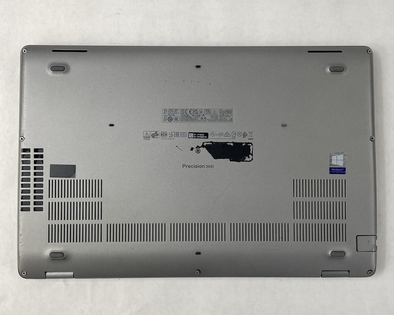 Dell Precision 3551 15.6" i7-10850H 2.70 GHz 8 GB RAM No SSD/OS/AC/Batt - READ