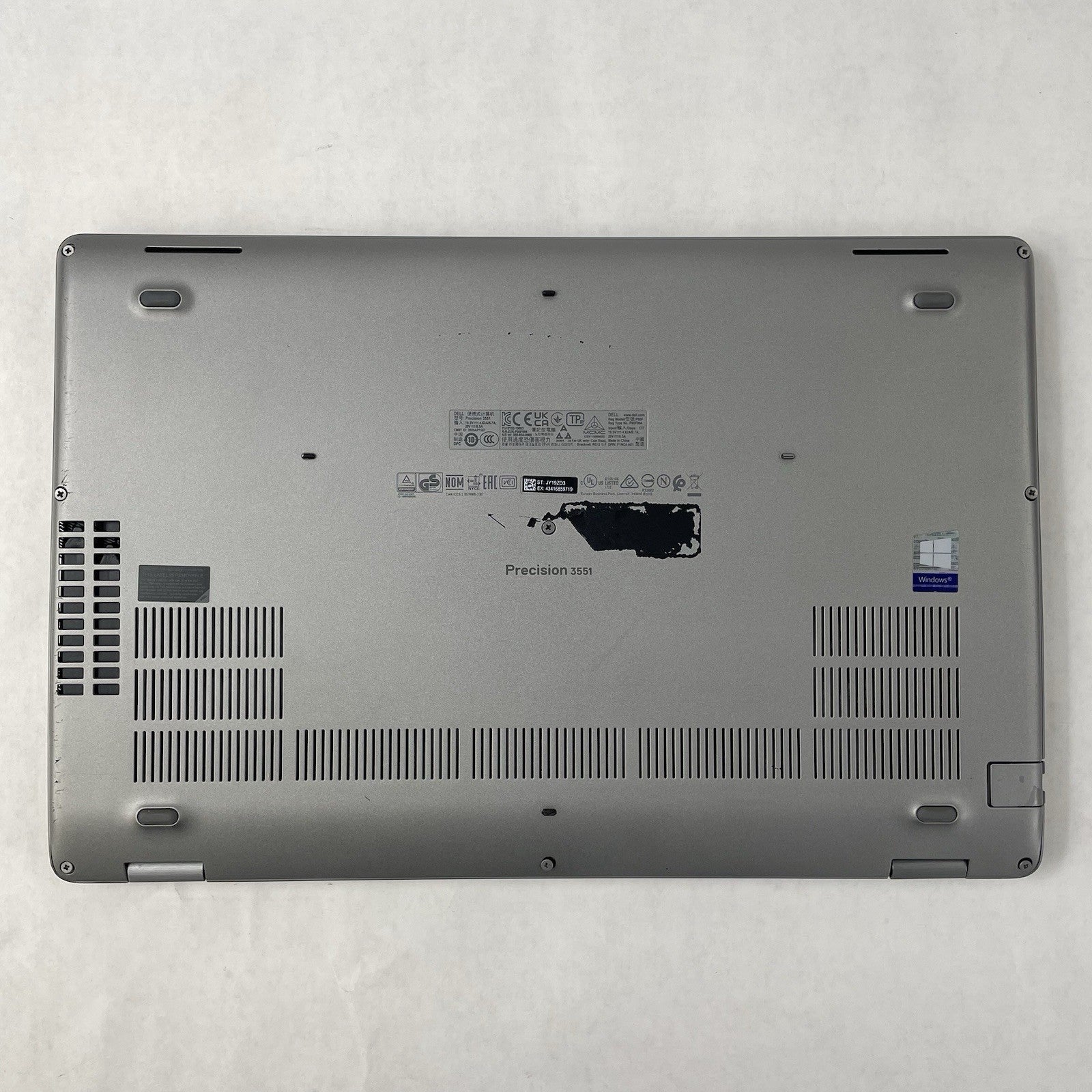 Dell Precision 3551 15.6" i7-10850H 2.70 GHz 8 GB RAM No SSD/OS/AC/Batt - READ16