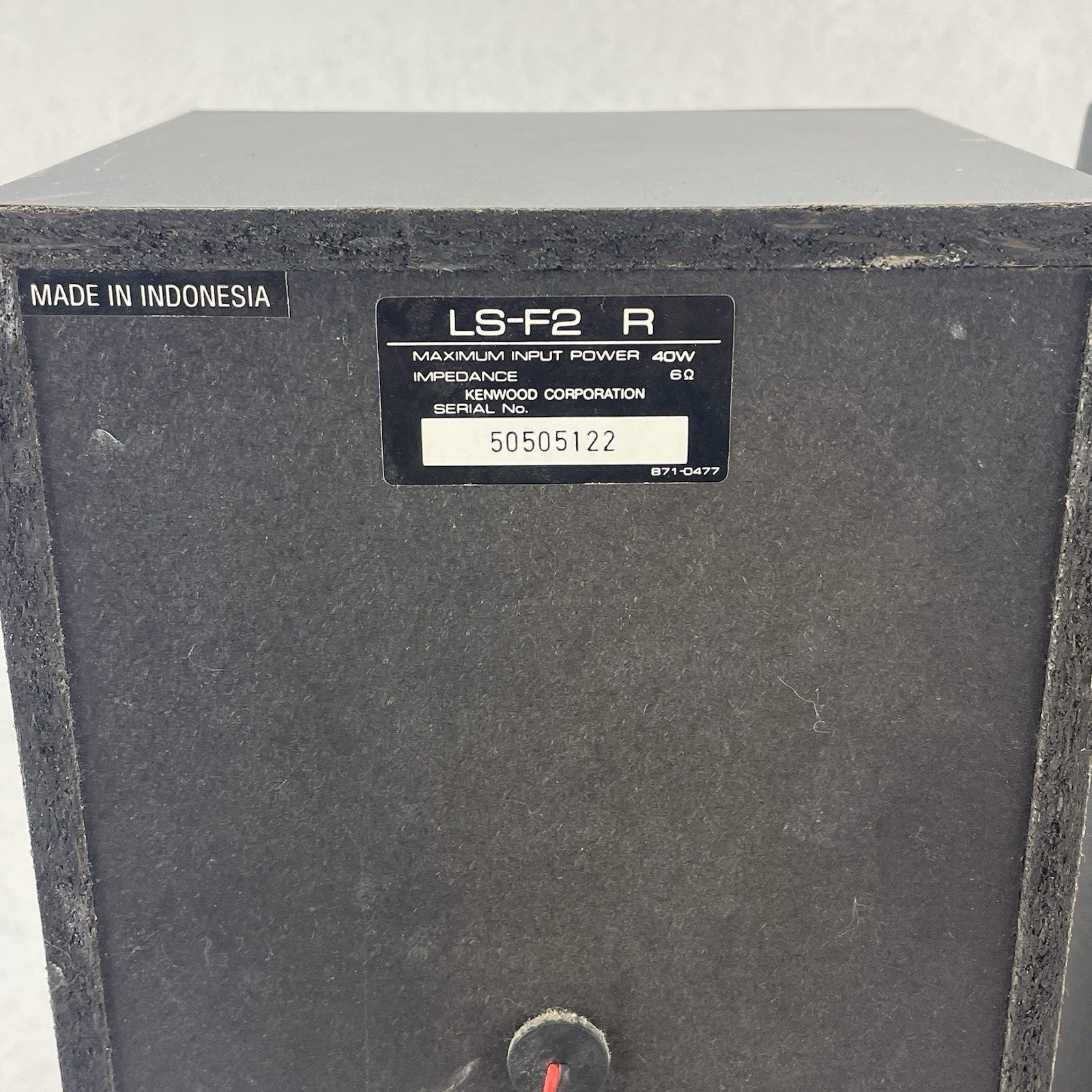 Kenwood LS-F2r 40W Speaker4