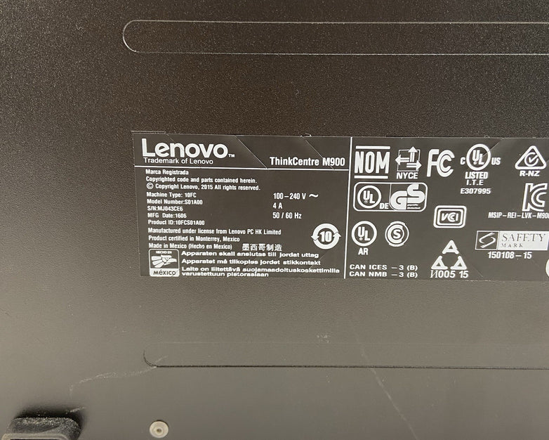 Lenovo ThinkCentre M900 MT Intel Core i5-6500 3.2GHz 8GB RAM No HDD No OS