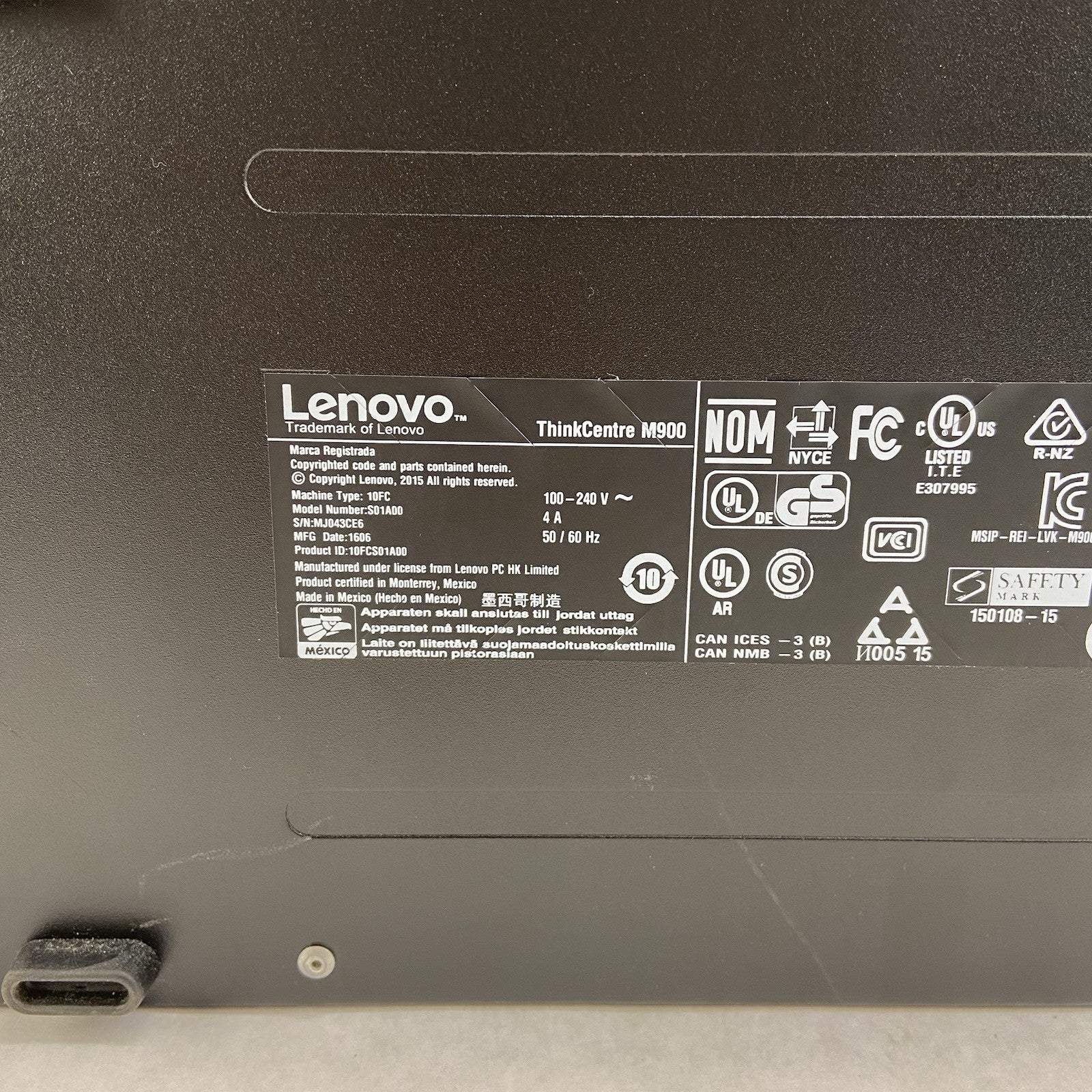 Lenovo ThinkCentre M900 MT Intel Core i5-6500 3.2GHz 8GB RAM No HDD No OS8