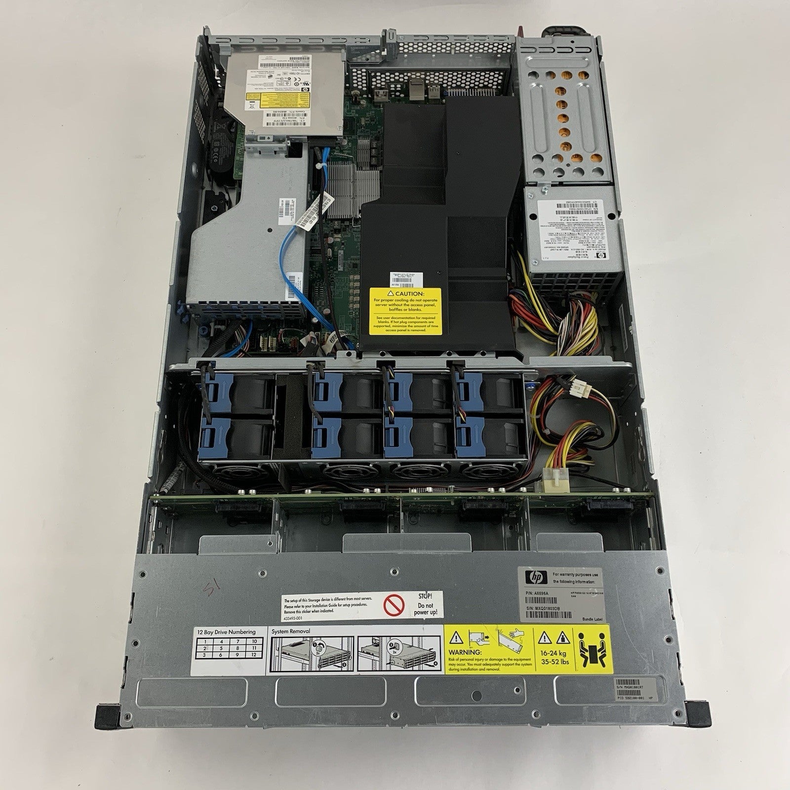HP StorageWorks P4500 G2 Server 1x Xeon E5520 2.26GHz 8GB RAM No HDD/OS11