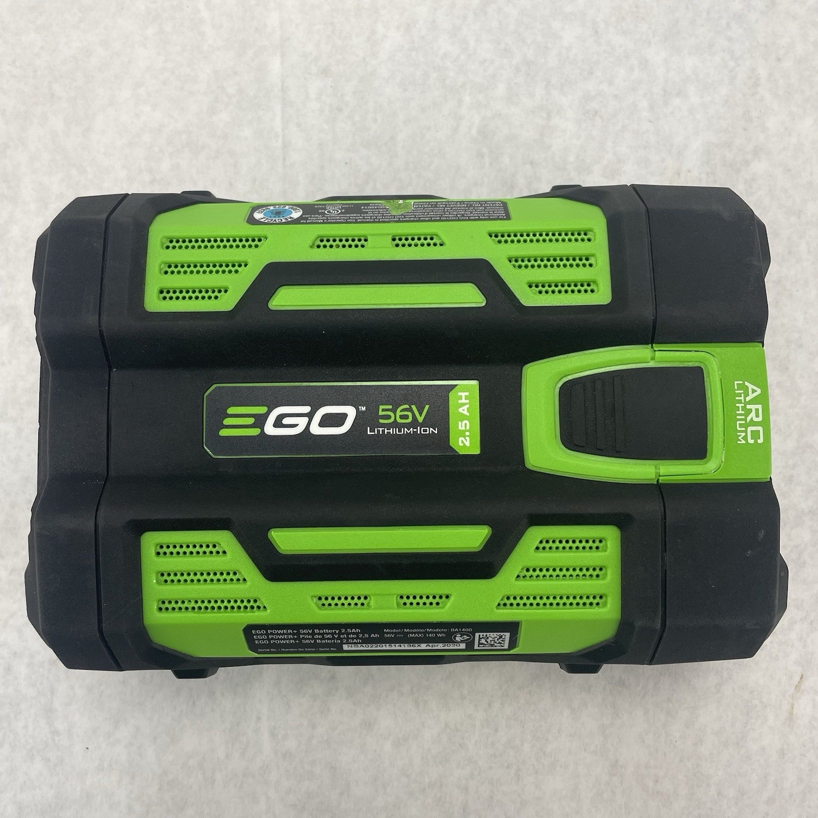 Ego Power 56V BA1400 2.5AH 140Wh NBA08212022151X For Parts Or Repair7