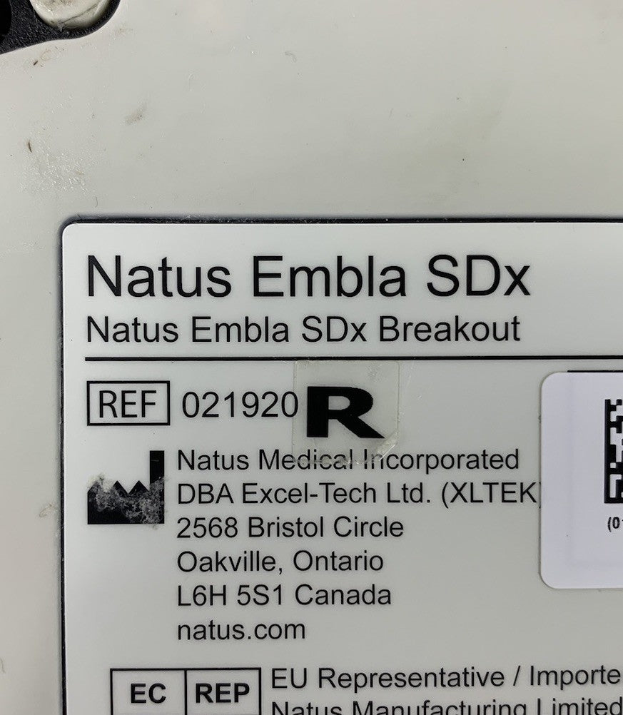 Natus Embla SDx Brain Monitor 021920 Breakout Box