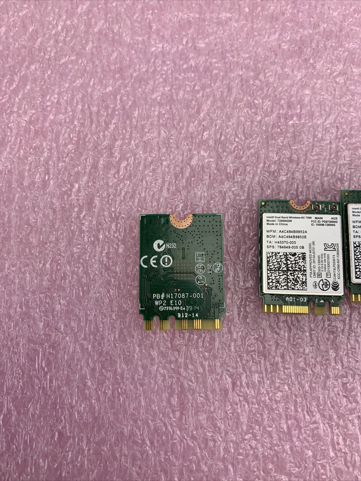 Intel Dual Band Wireless-AC 7260 (Lot of 5)