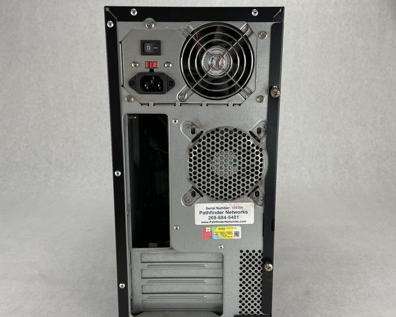 Vintage Retro Black Sleeper Build mATX Case Barebones 300w Power Supply