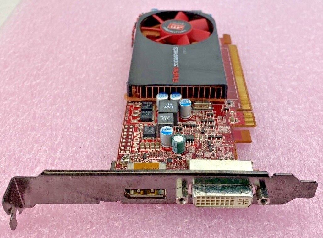 ATI 102C0210612 FirePro V3800 512MB DisplayPort DVI PCIe GPU (Lot of 2)