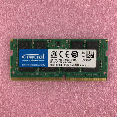 Crucial CT16G4SFD824A.C16FE 16 GB  DDR4 240MHz PC4-19200 Laptop Memory RAM