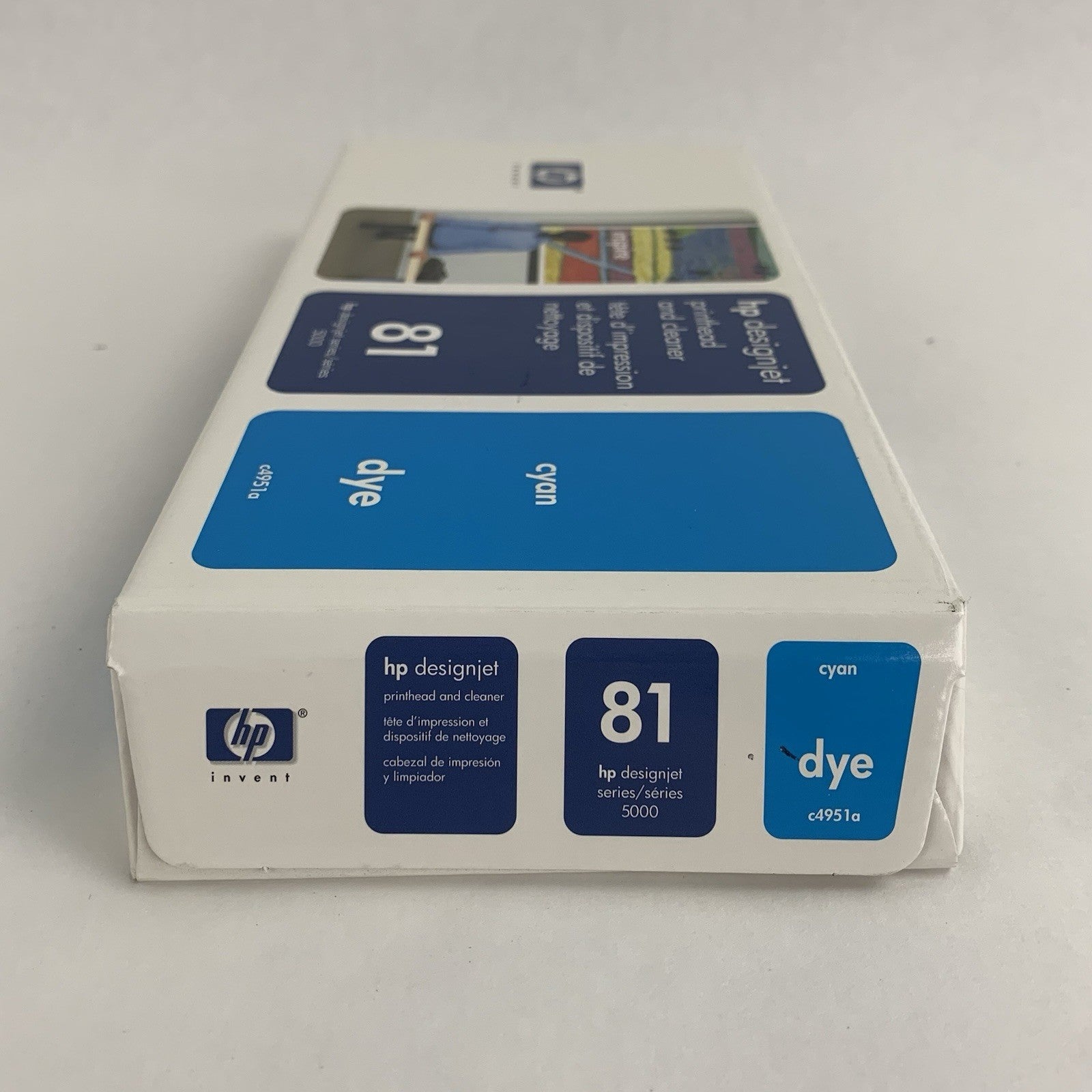 HP C4951A 81 Cyan Printhead & Cleaner for DesignJet OEM New in Box Sealed6