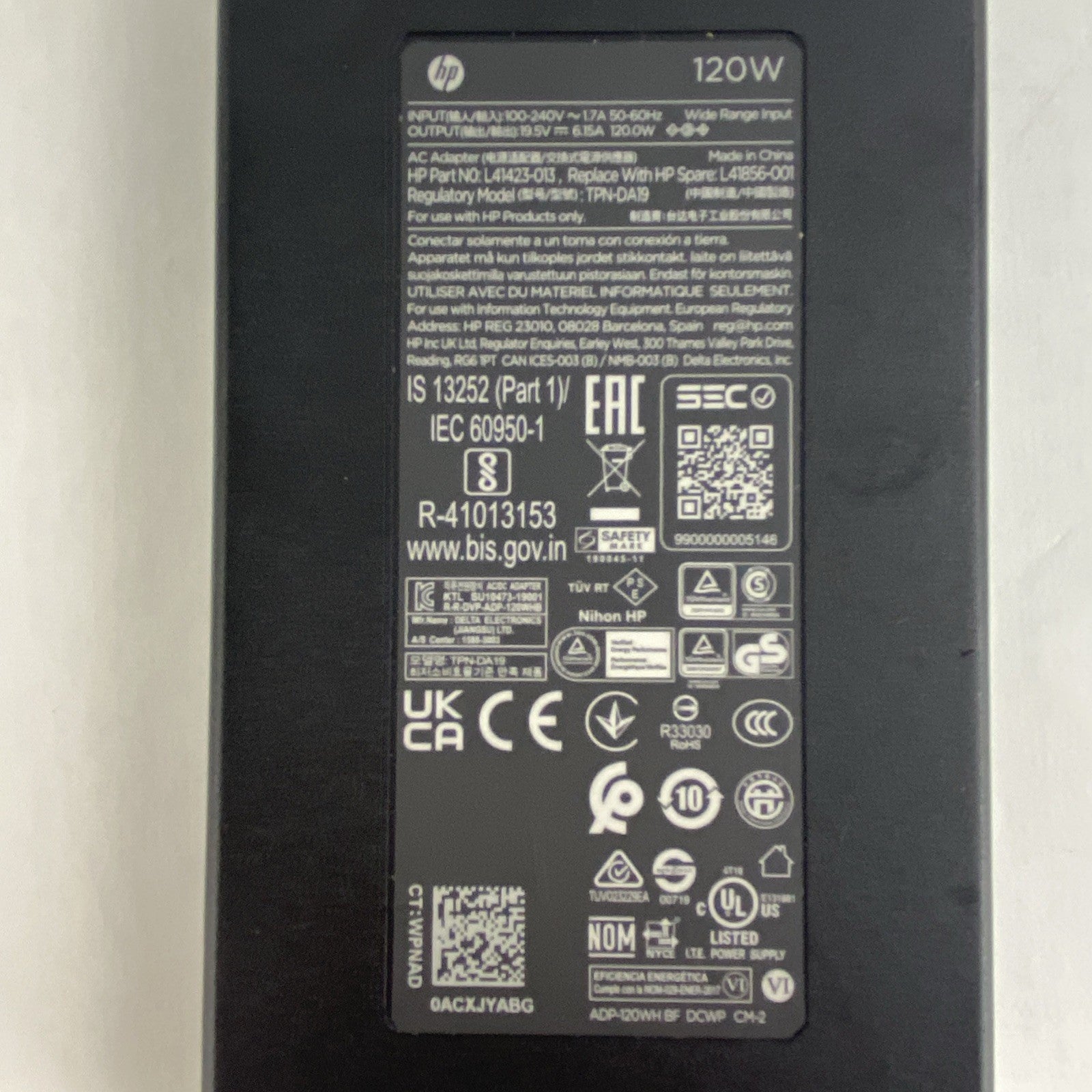 HP TPN-DA19 120W Blue Tip AC Adapter 19.5V 6.15A Lot of 26