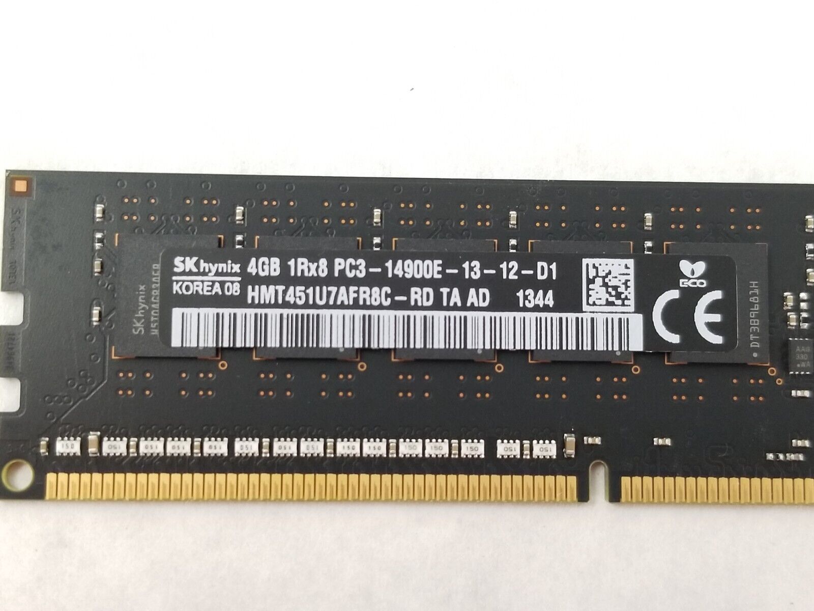 3x4GB 12GB Apple Mac Pro SKHynix PC3-14900E DDR3 ECC Server RAM HMT451U7AFR8C-RD