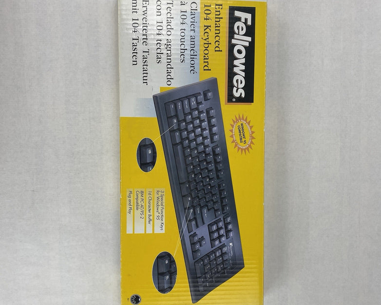Fellowes 99900 Enhanced 104 Keyboard For Windows 95 - Open Box