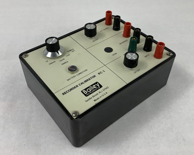 Bailey Instruments RC-1M Recorder Calibrator 1mV-1V Bailey RC1M Calibrator